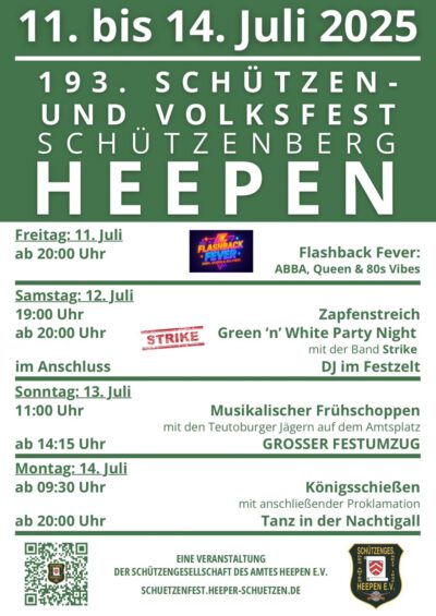 Heeper Teilnahme am Heeper Schützenfest – Oerlinghauser Schützengesellschaft ...